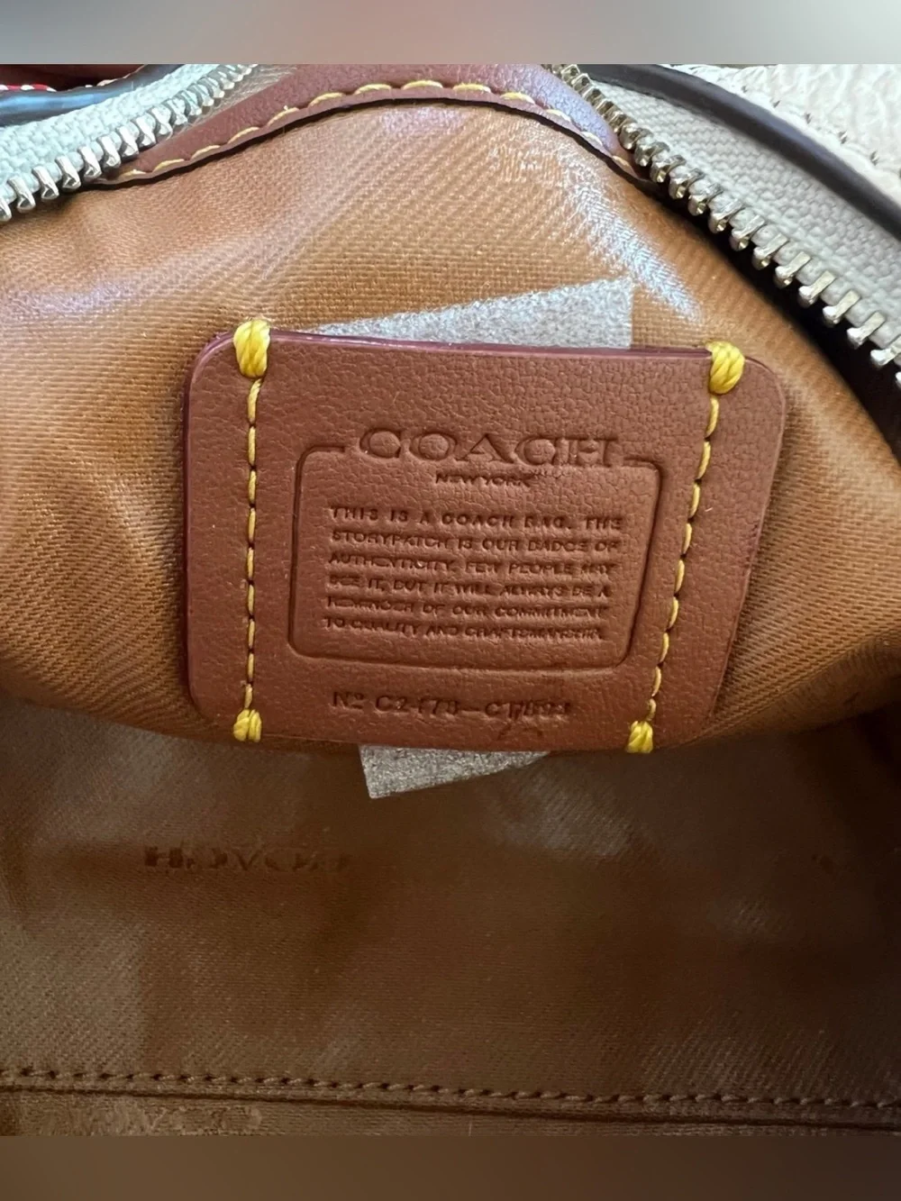 Coach Strawberry Print Cosmetic Bag Pouch